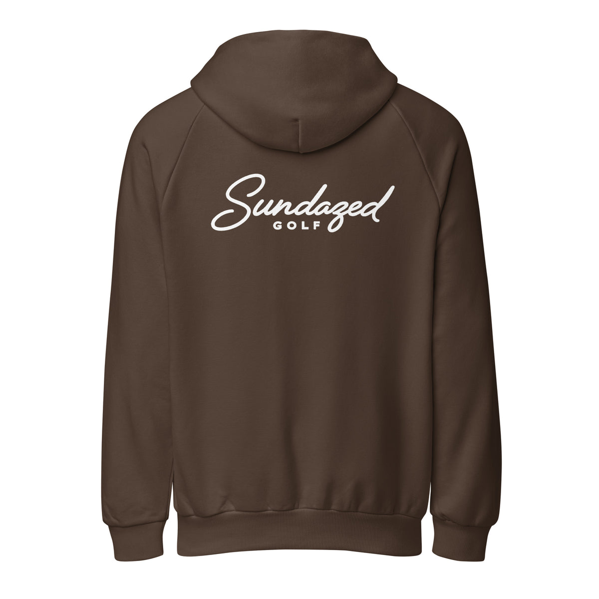 NINE HIGHRON HOODIE (NO SMOKE), Chocolate Brown, back view [color:Chocolate Brown]