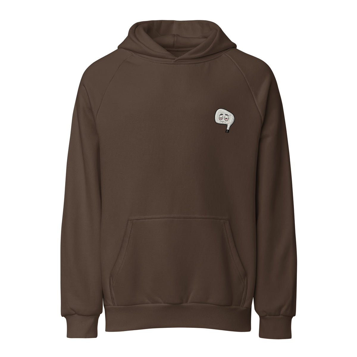 NINE HIGHRON HOODIE (NO SMOKE), Chocolate Brown, front view [color:Chocolate Brown]